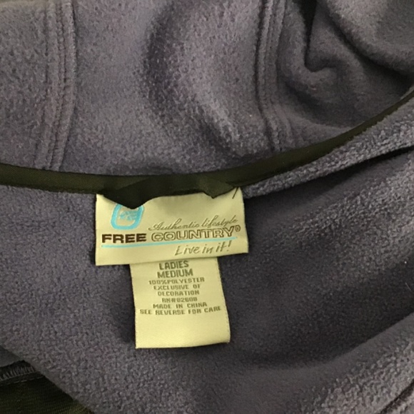 Women’s Free Country Hooded Fleece Jacket Size Small Women’s - Picture 5 of 5